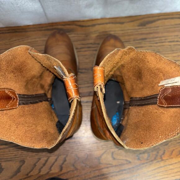 Georgia Boot G4742 Men’s 12” Wellington Work Boots Oak Harness Leather 10W - Picture 6 of 8